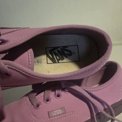 VANS Authentic Translucent Gum - Violet Purple Skate Women's Shoes Size 4.5 - Thumbnail 6