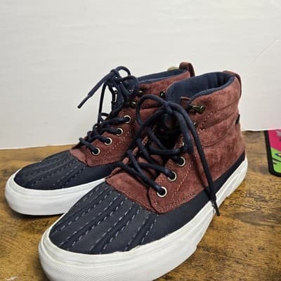 VANS Sk8-Hi Duck Boots Winter Skateboarding Scotchgard Sz 6.5 Shoes - Thumbnail 2