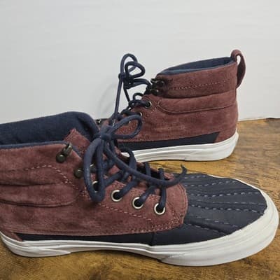 VANS Sk8-Hi Duck Boots Winter Skateboarding Scotchgard Sz 6.5 Shoes - Thumbnail 9