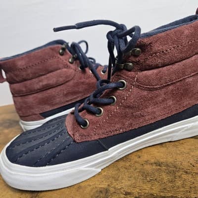 VANS Sk8-Hi Duck Boots Winter Skateboarding Scotchgard Sz 6.5 Shoes - Thumbnail 5
