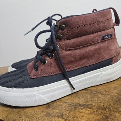 VANS Sk8-Hi Duck Boots Winter Skateboarding Scotchgard Sz 6.5 Shoes