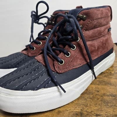VANS Sk8-Hi Duck Boots Winter Skateboarding Scotchgard Sz 6.5 Shoes - Thumbnail 11