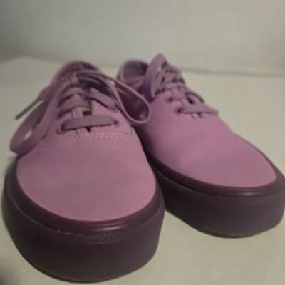 VANS Authentic Translucent Gum - Violet Purple Skate Women's Shoes Size 4.5 - Thumbnail 2