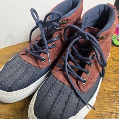VANS Sk8-Hi Duck Boots Winter Skateboarding Scotchgard Sz 6.5 Shoes - Thumbnail 10