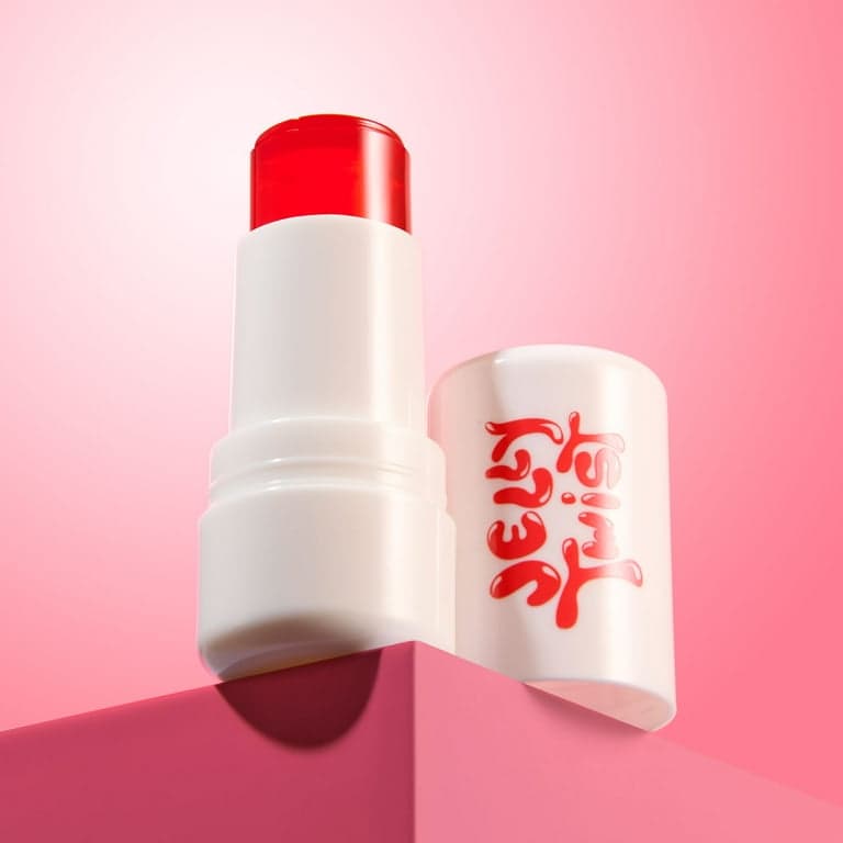 Lottie London Jelly Twist Lip & Cheek Stain, Coral - Thumbnail 3