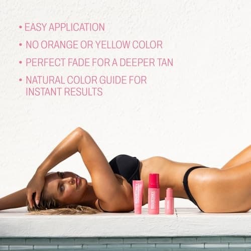 Kourtney 2.5 Oz Self-Tan Face Lotion for Women - Medium - Thumbnail 4