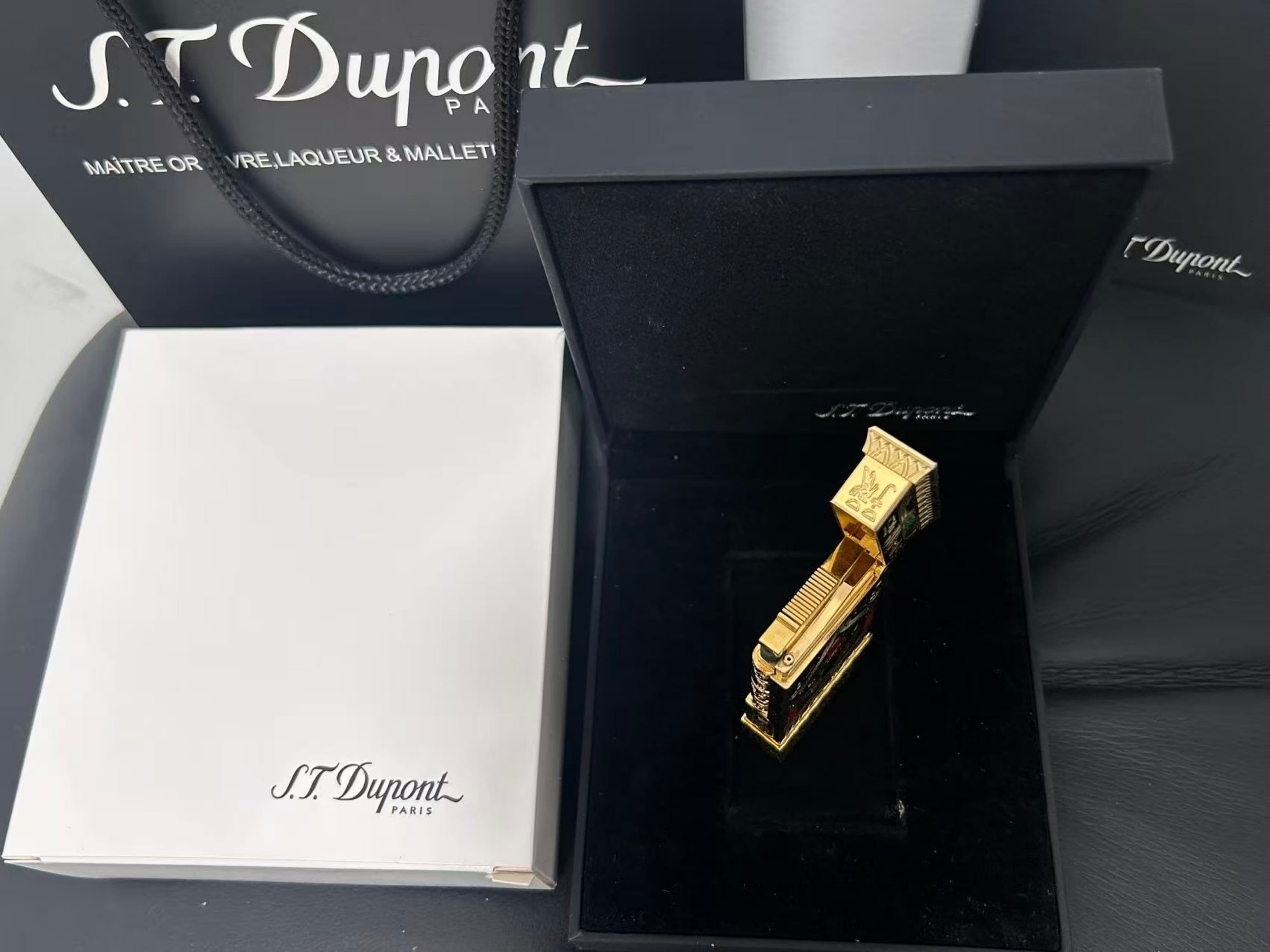S.T. Dupont - Pharaoh - Lighter - Gold-plated - Thumbnail 13