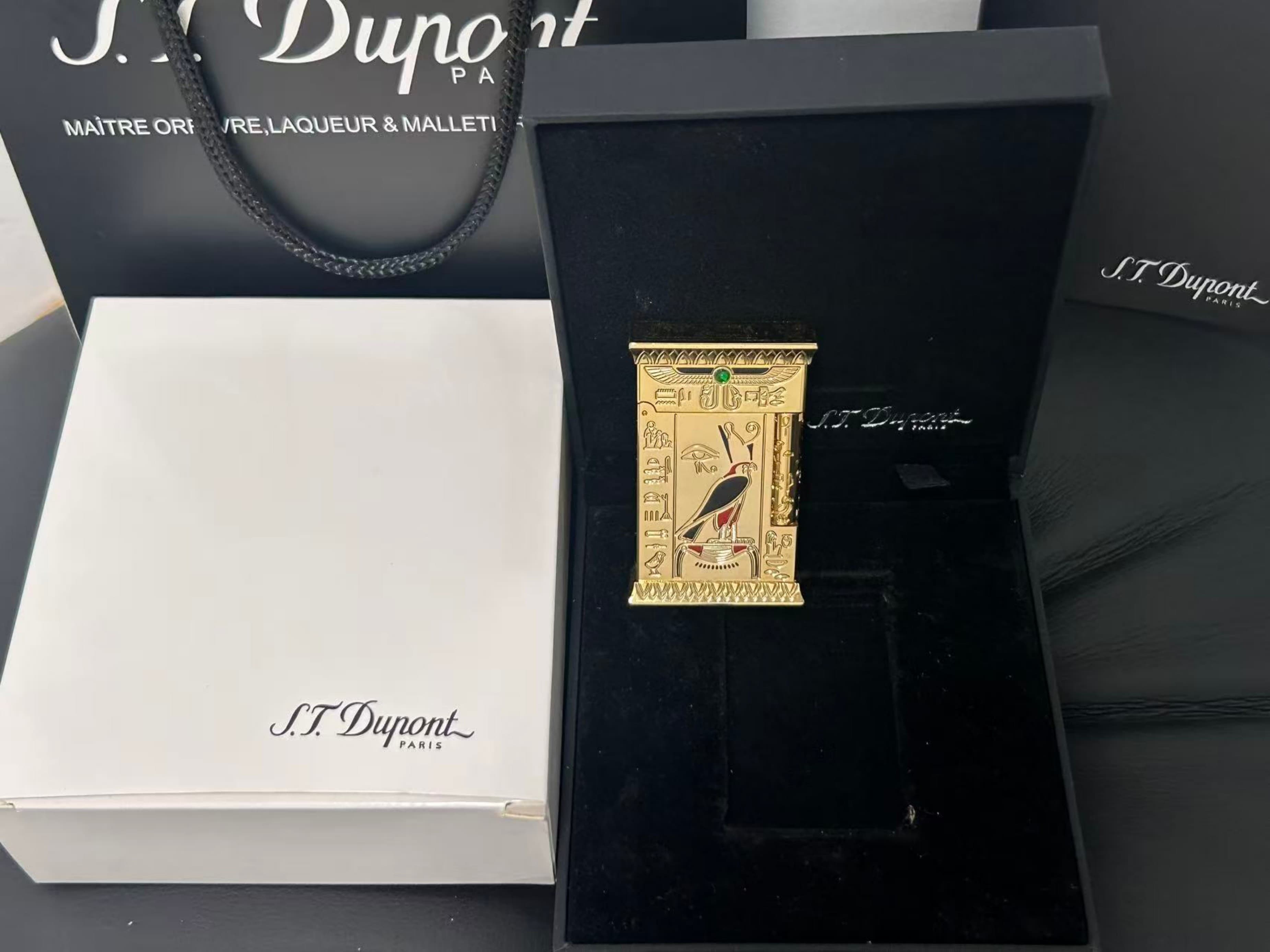 S.T. Dupont - Pharaoh - Lighter - Gold-plated - Thumbnail 3