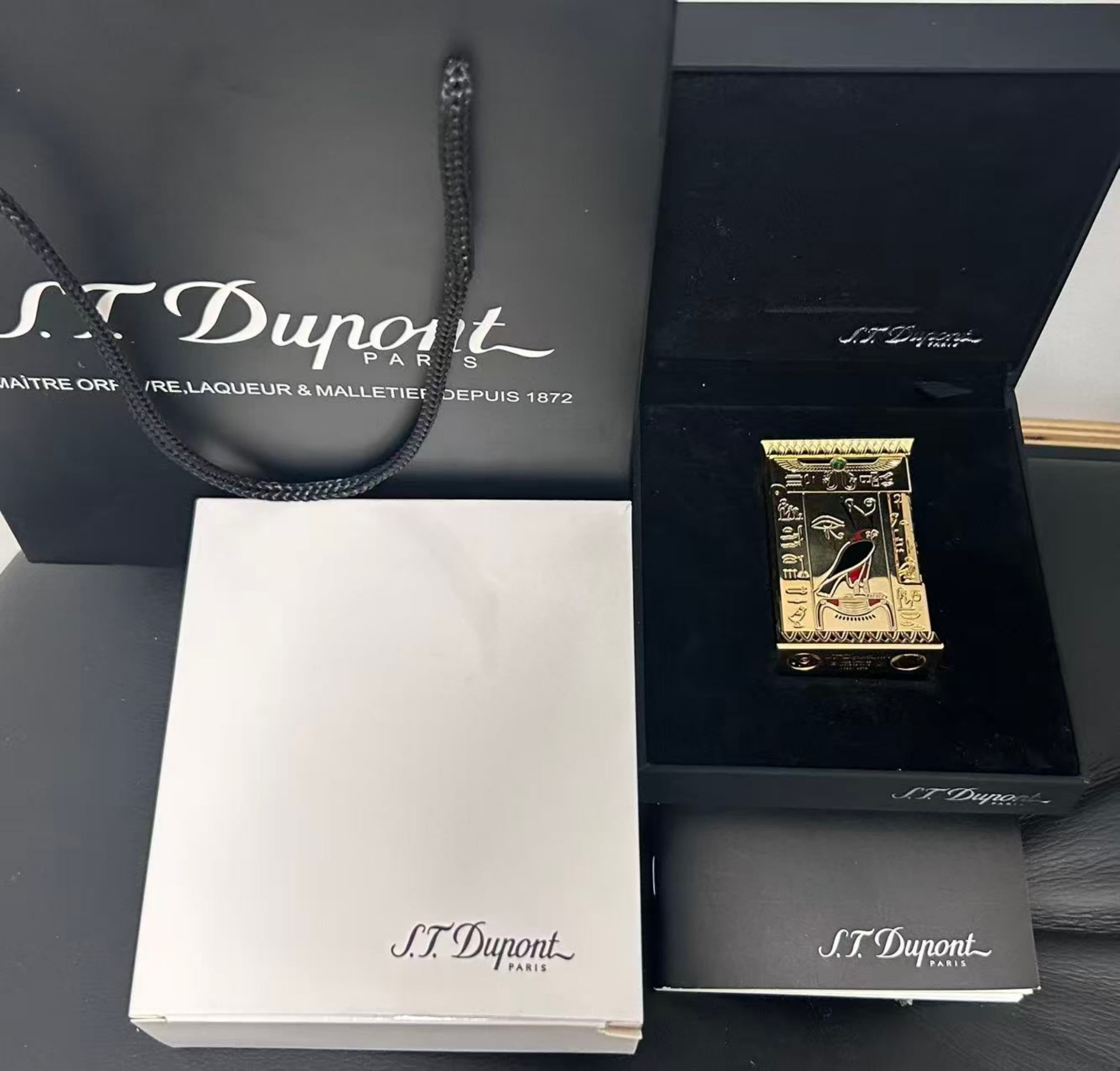 S.T. Dupont - Pharaoh - Lighter - Gold-plated - Thumbnail 10