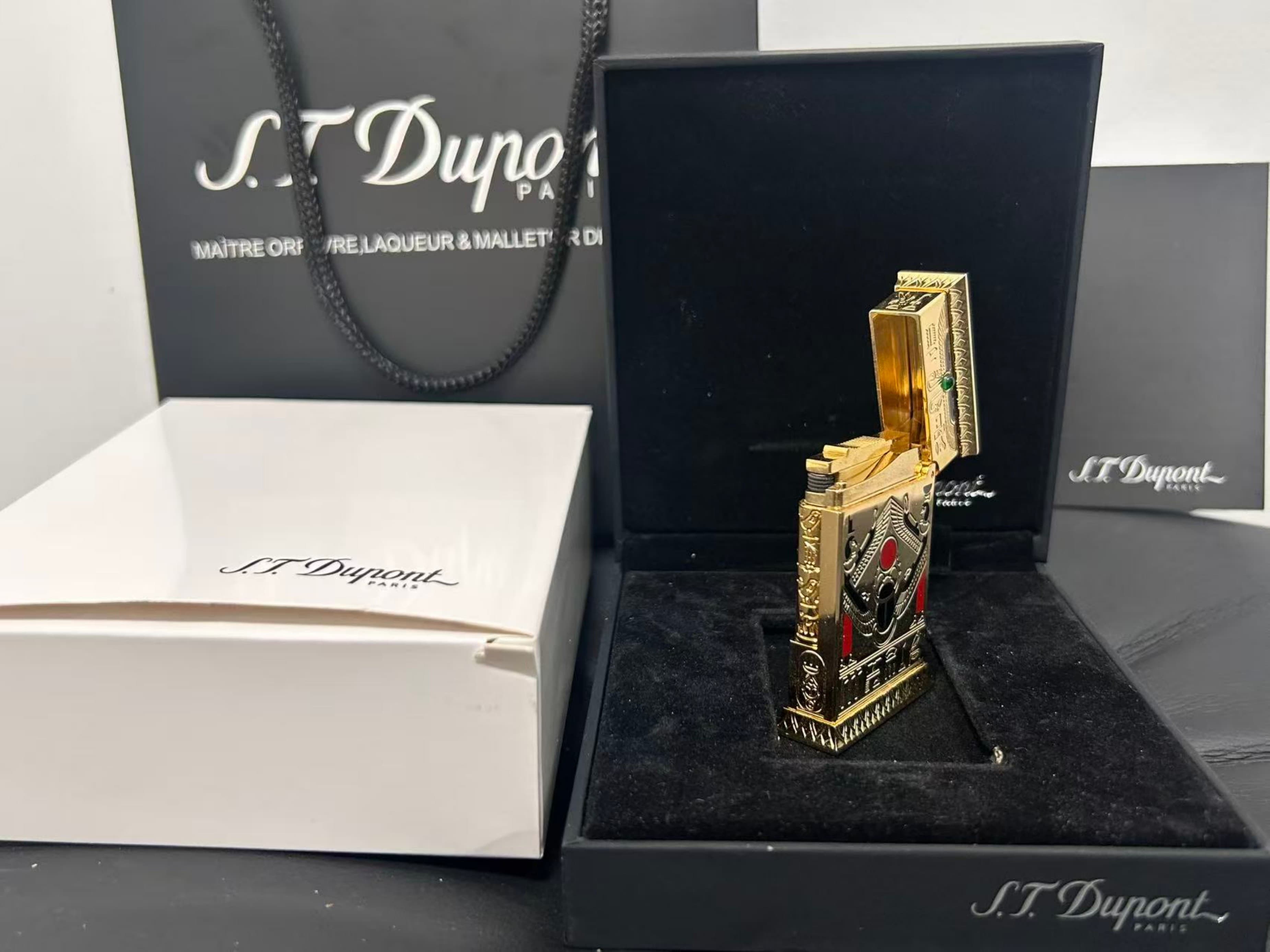 S.T. Dupont - Pharaoh - Lighter - Gold-plated - Thumbnail 16