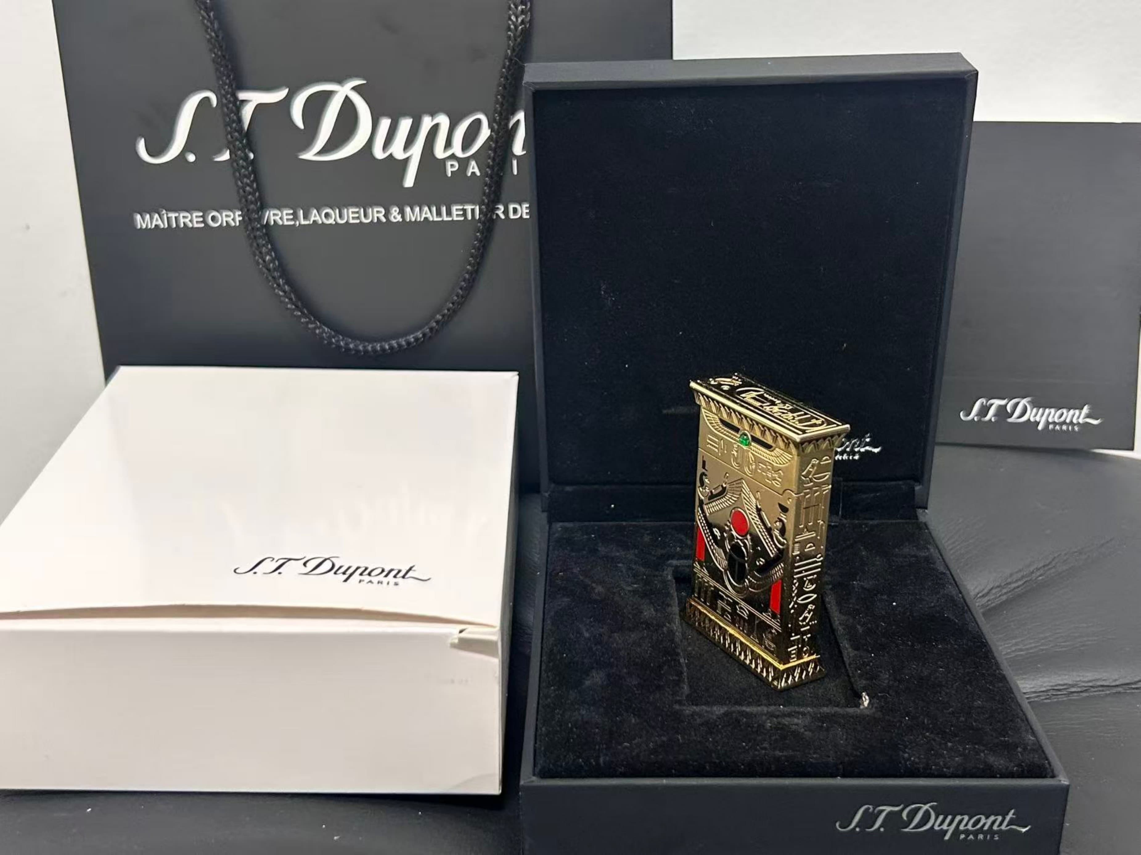 S.T. Dupont - Pharaoh - Lighter - Gold-plated - Thumbnail 15