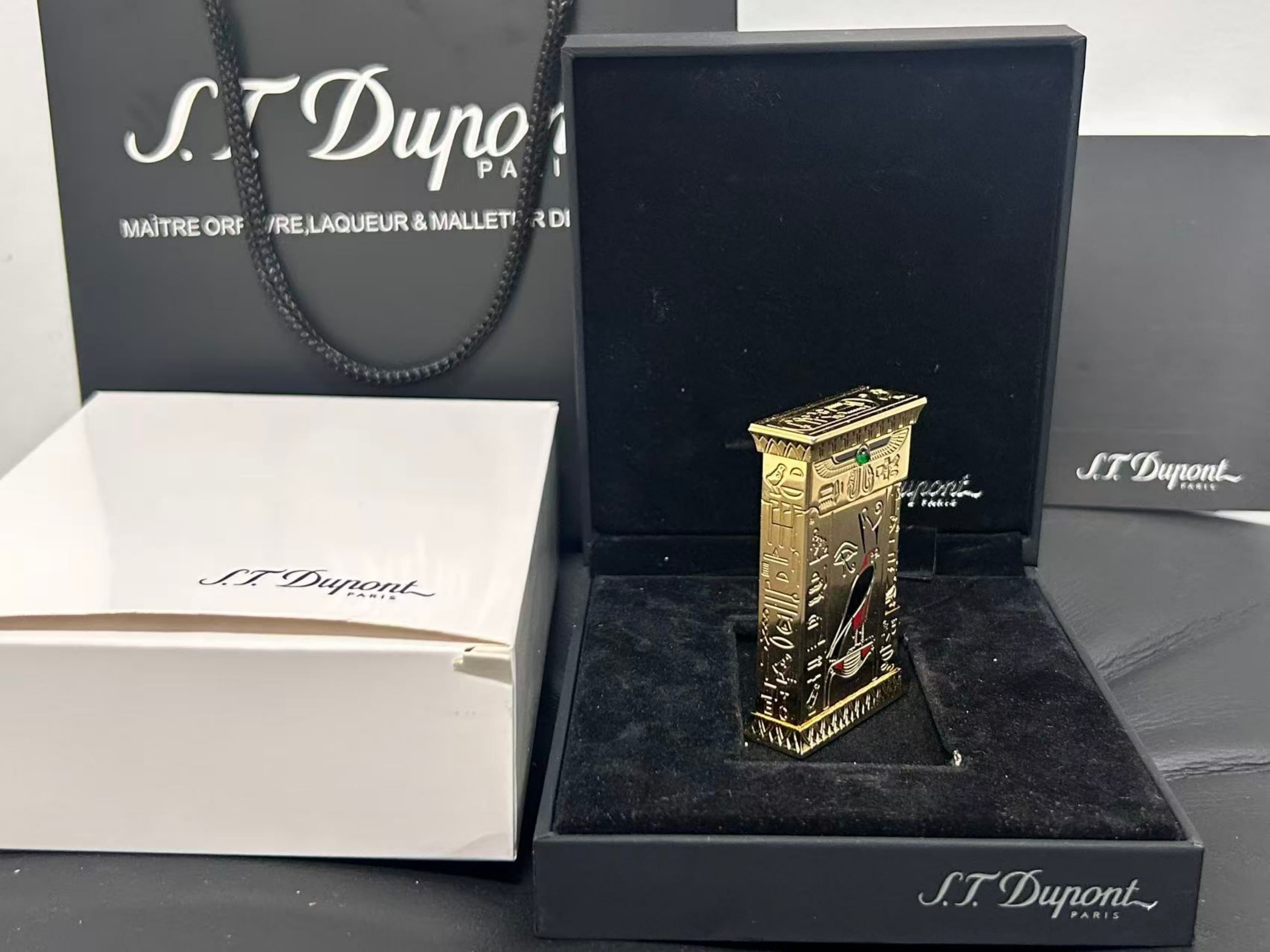 S.T. Dupont - Pharaoh - Lighter - Gold-plated - Thumbnail 17