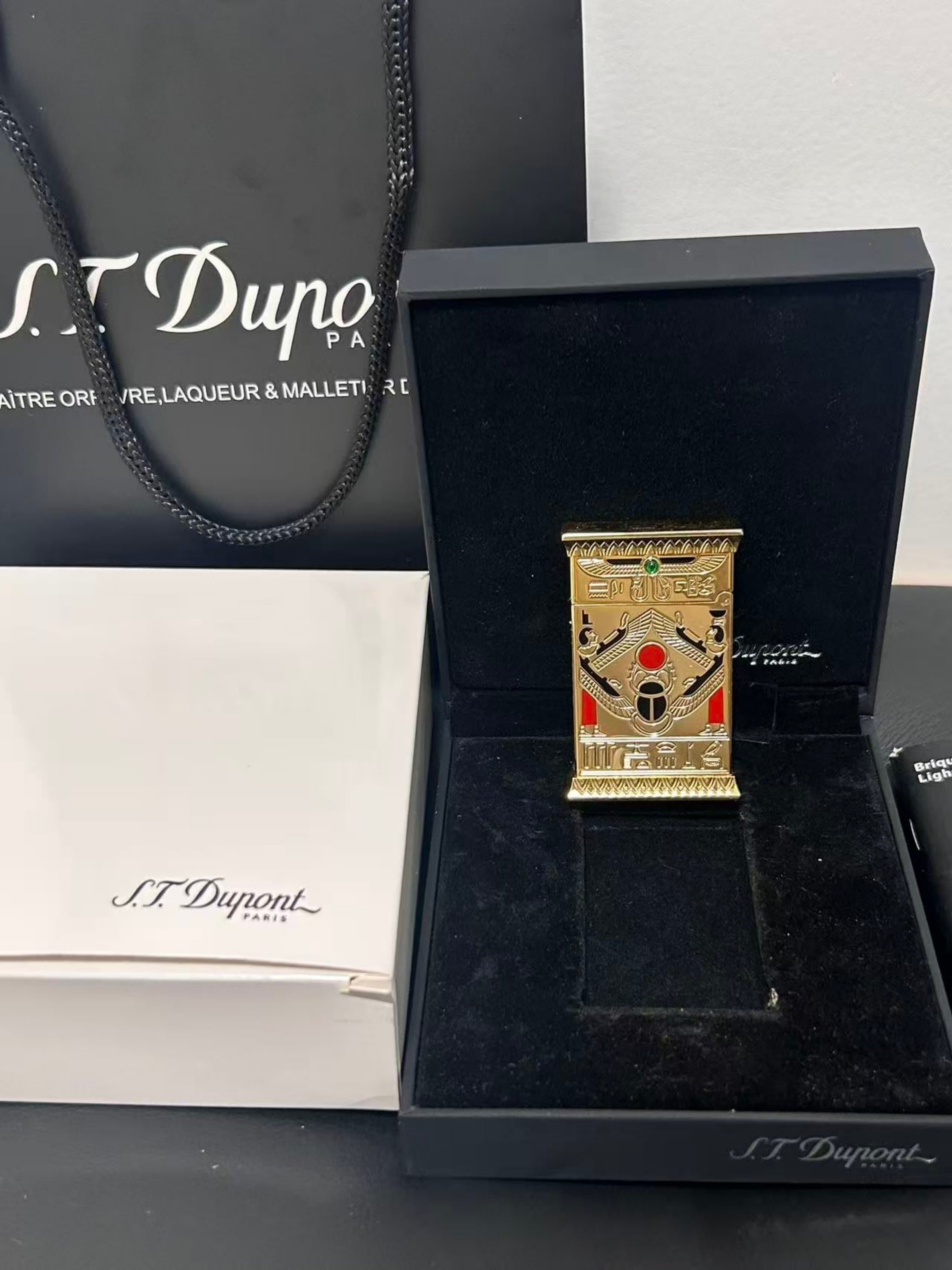 S.T. Dupont - Pharaoh - Lighter - Gold-plated - Thumbnail 9