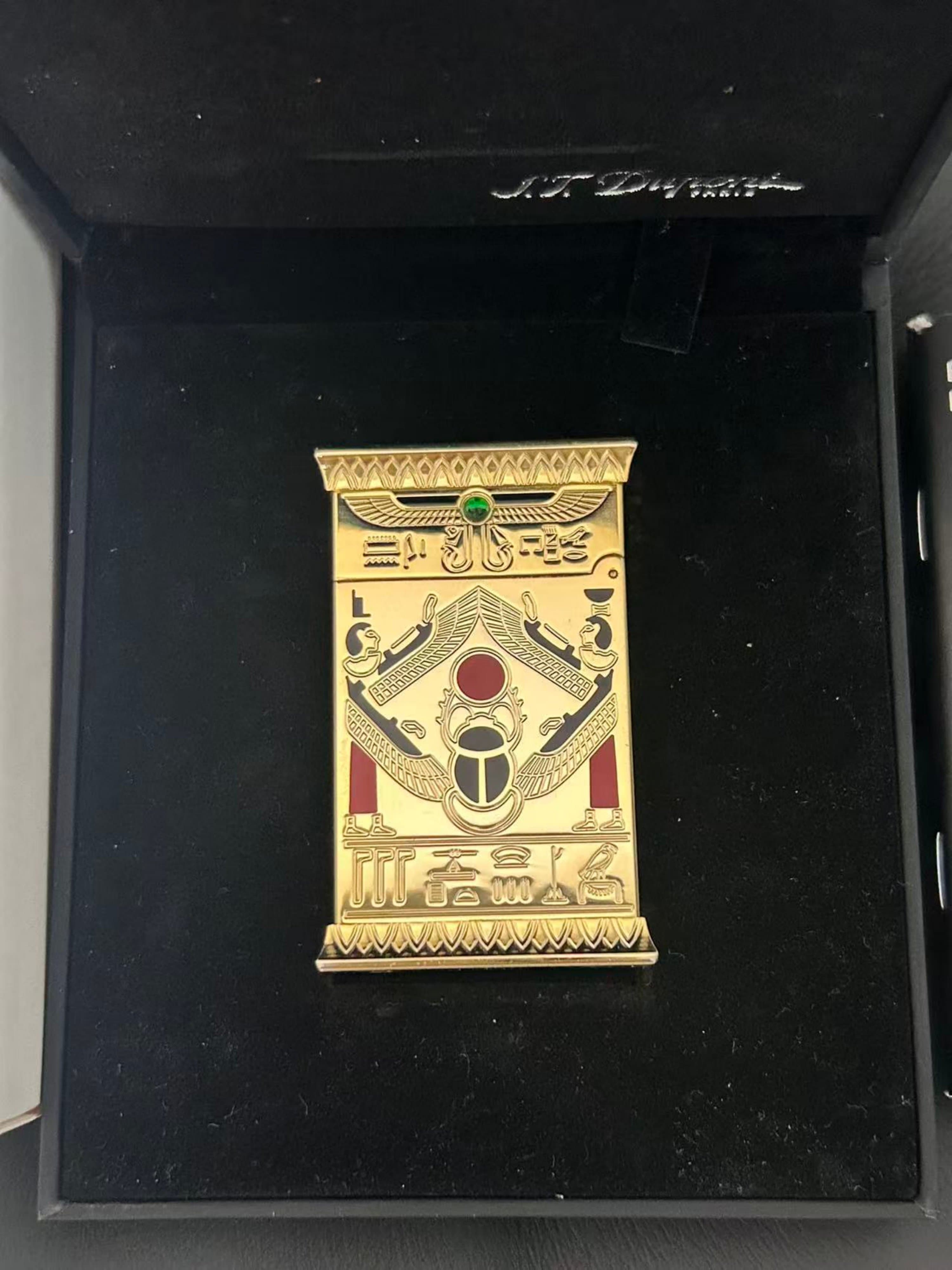 S.T. Dupont - Pharaoh - Lighter - Gold-plated - Thumbnail 8
