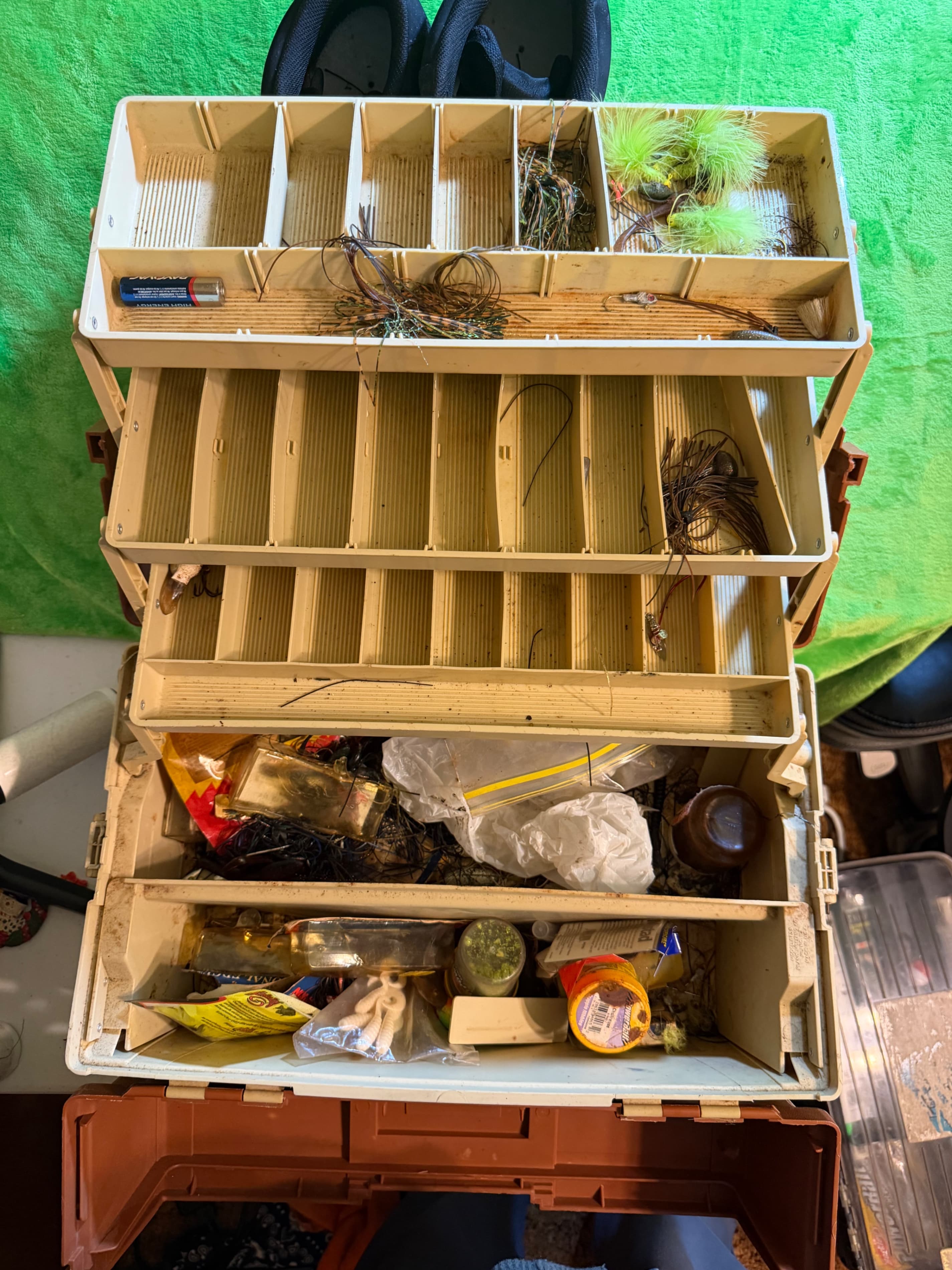 Lot of 3 Tackle Boxes w/ Tackle Included - Ready to Fish - Thumbnail 2