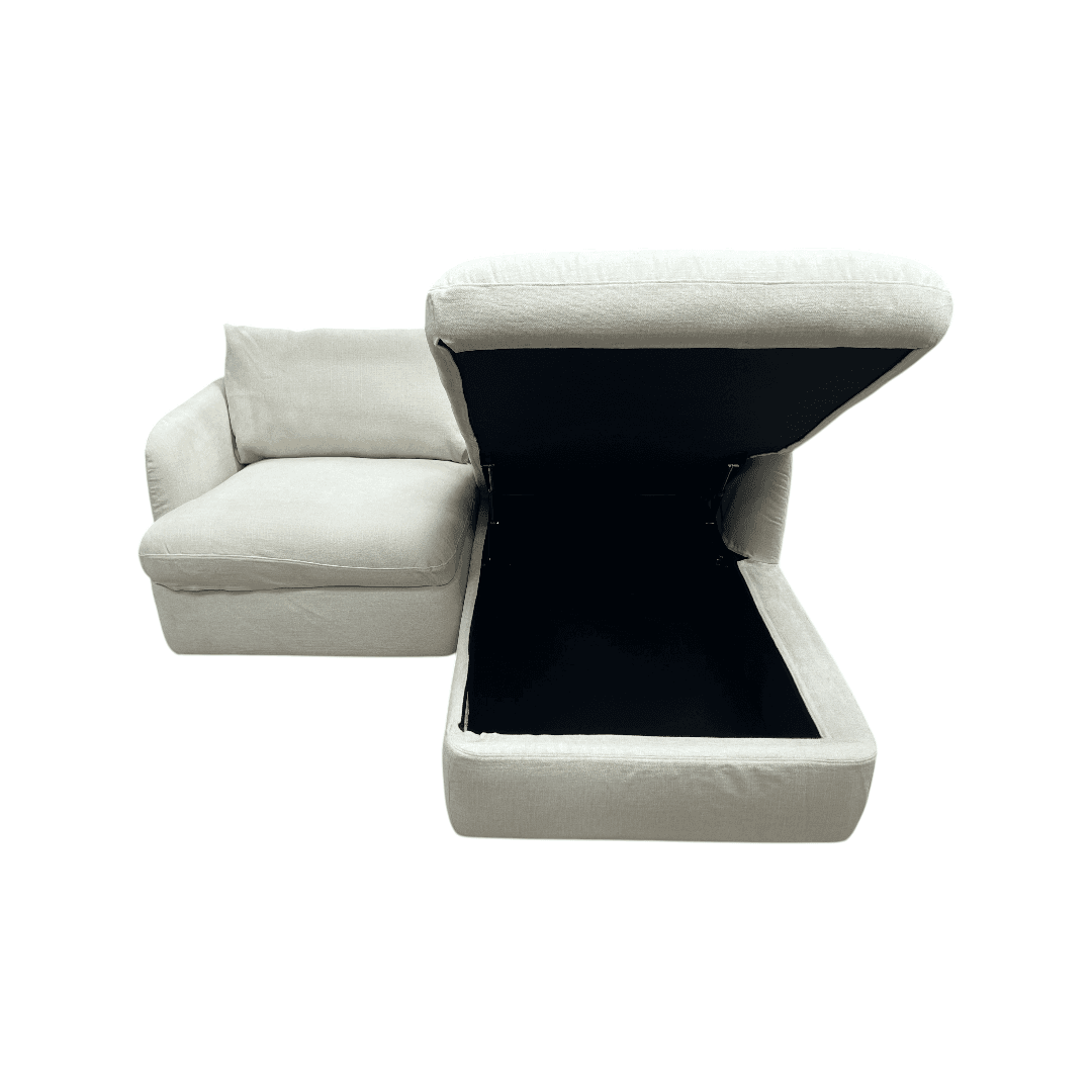 Castlery Ollie Storage Small Chaise Sectional Sofa - Thumbnail 12