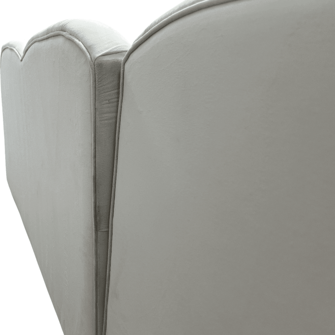 Comfy Sofas Cream Cloud Duo Simple Fabric Sofa - Thumbnail 14