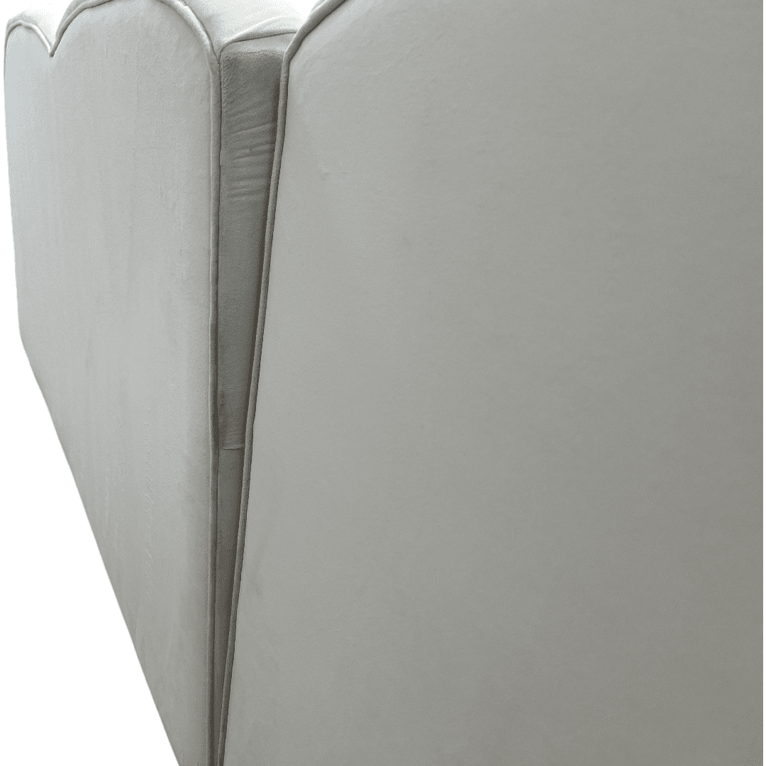 Comfy Sofas Cream Cloud Duo Simple Fabric Sofa - Thumbnail 13