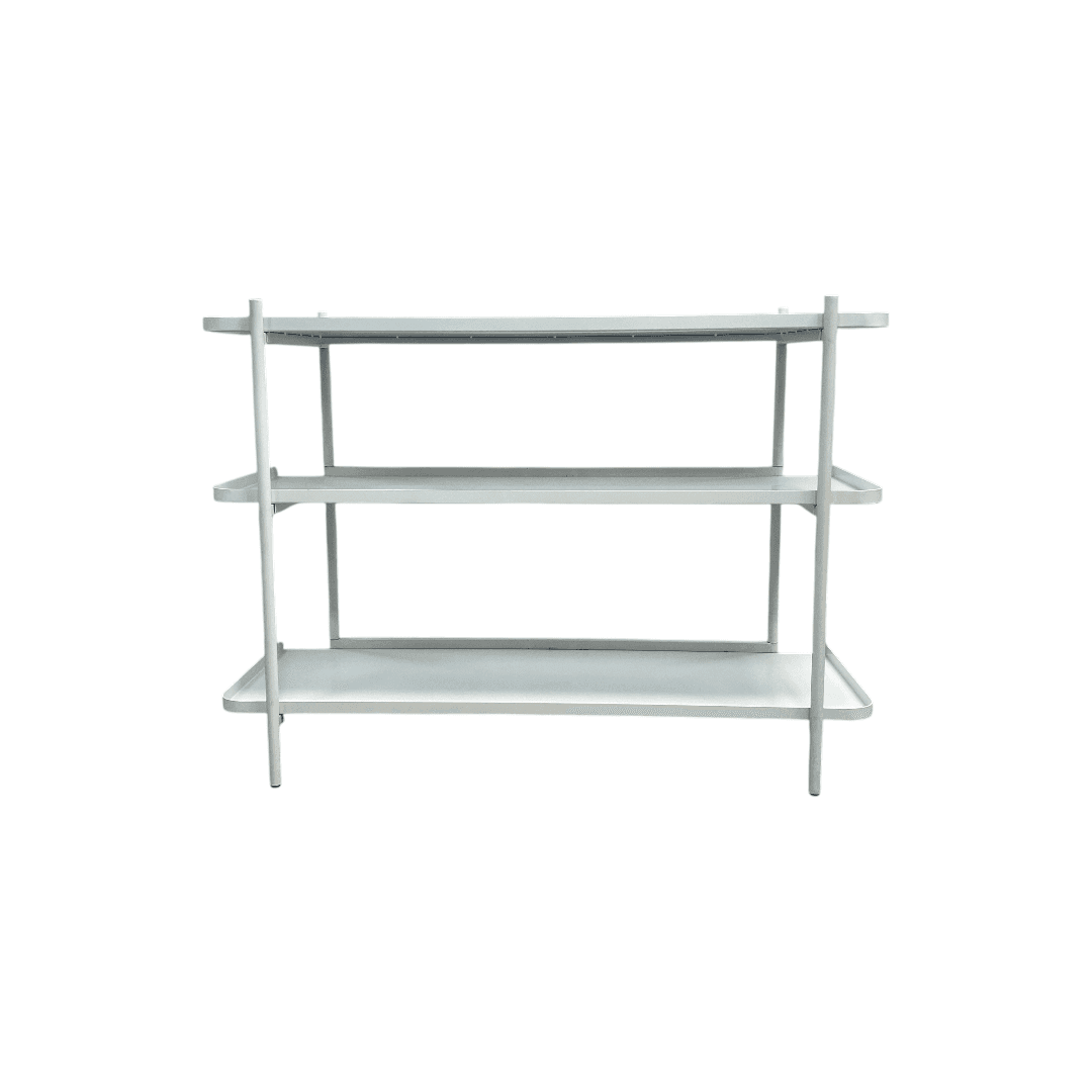 Fernish Highland Bookcase - 3 Shelf - White - Thumbnail 2
