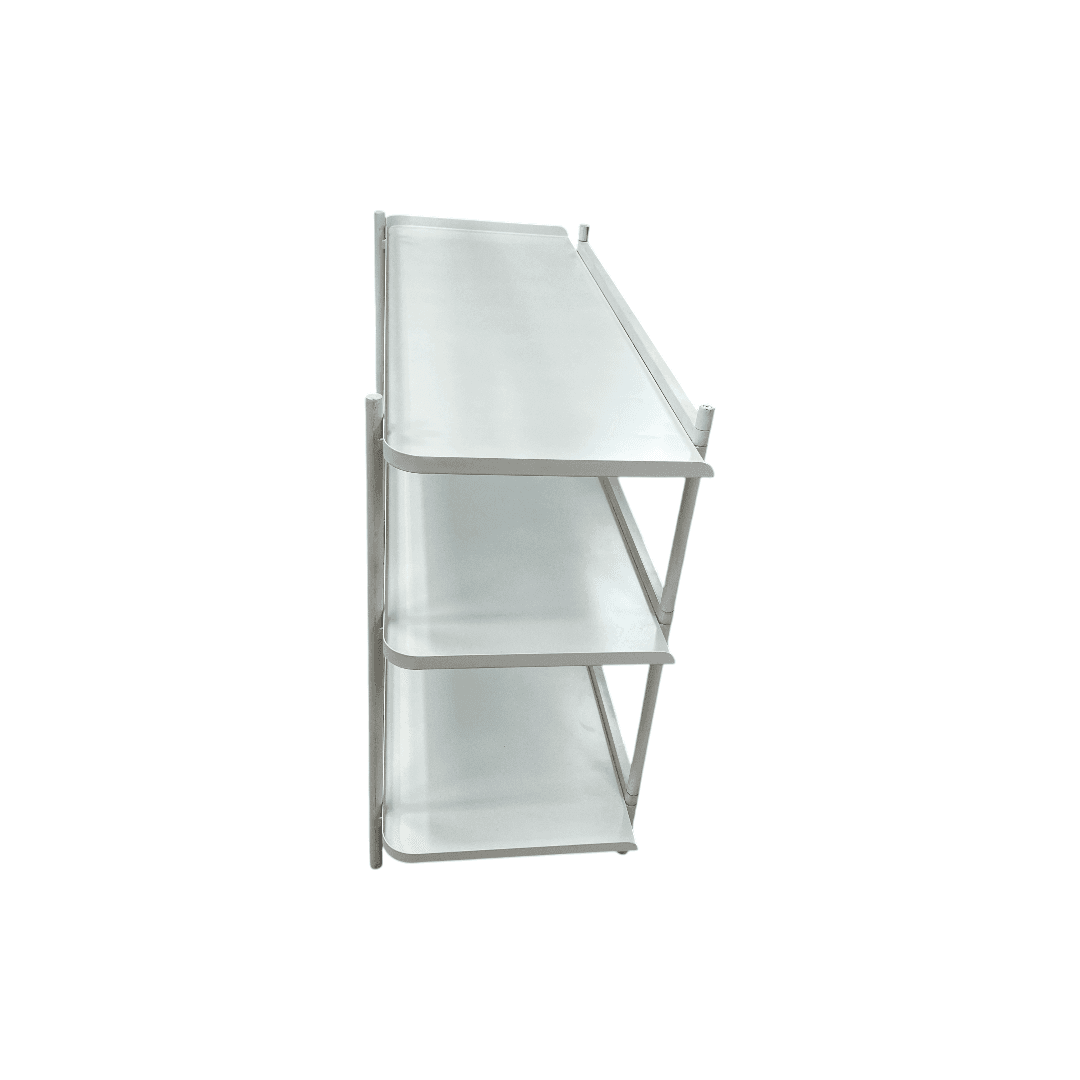 Fernish Highland Bookcase - 3 Shelf - White - Thumbnail 8