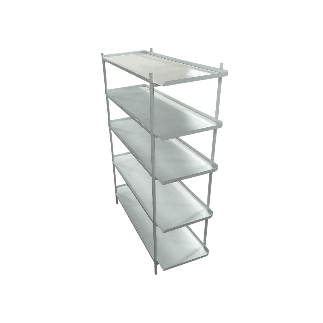 Fernish Highland Bookcase - 5 Shelf - White - Thumbnail 6