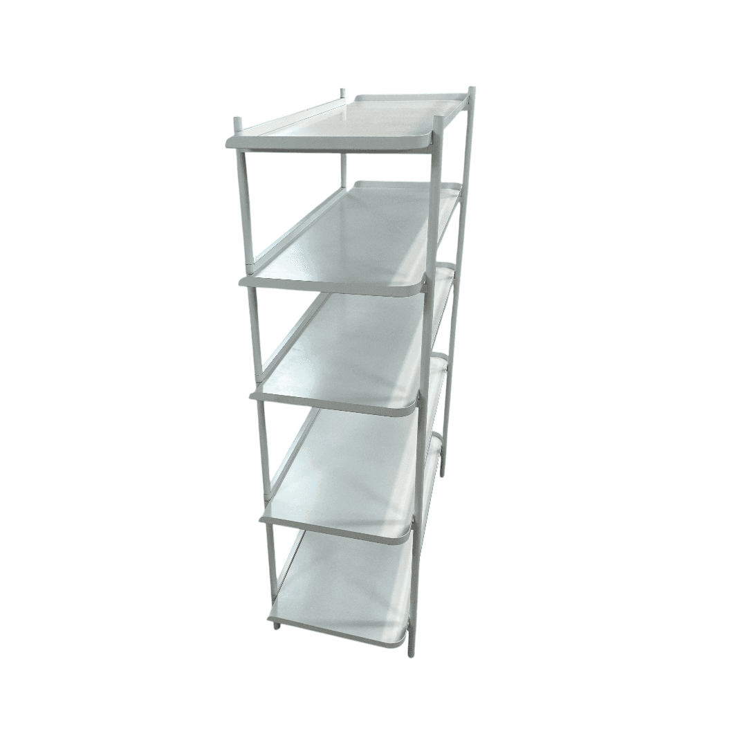 Fernish Highland Bookcase - 5 Shelf - White - Thumbnail 5