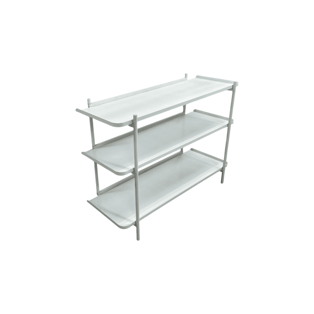 Fernish Highland Bookcase - 3 Shelf - White - Thumbnail 6