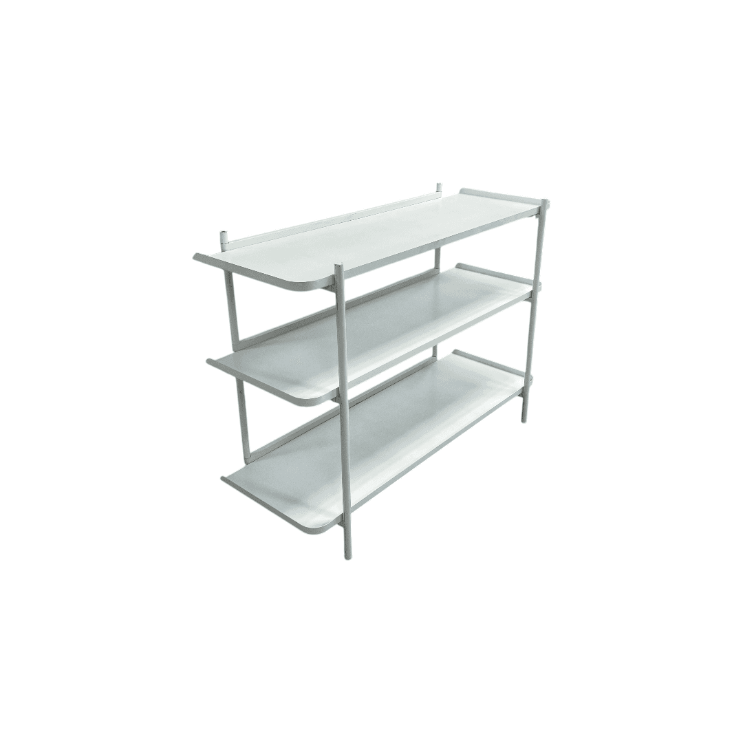 Fernish Highland Bookcase - 3 Shelf - White - Thumbnail 5