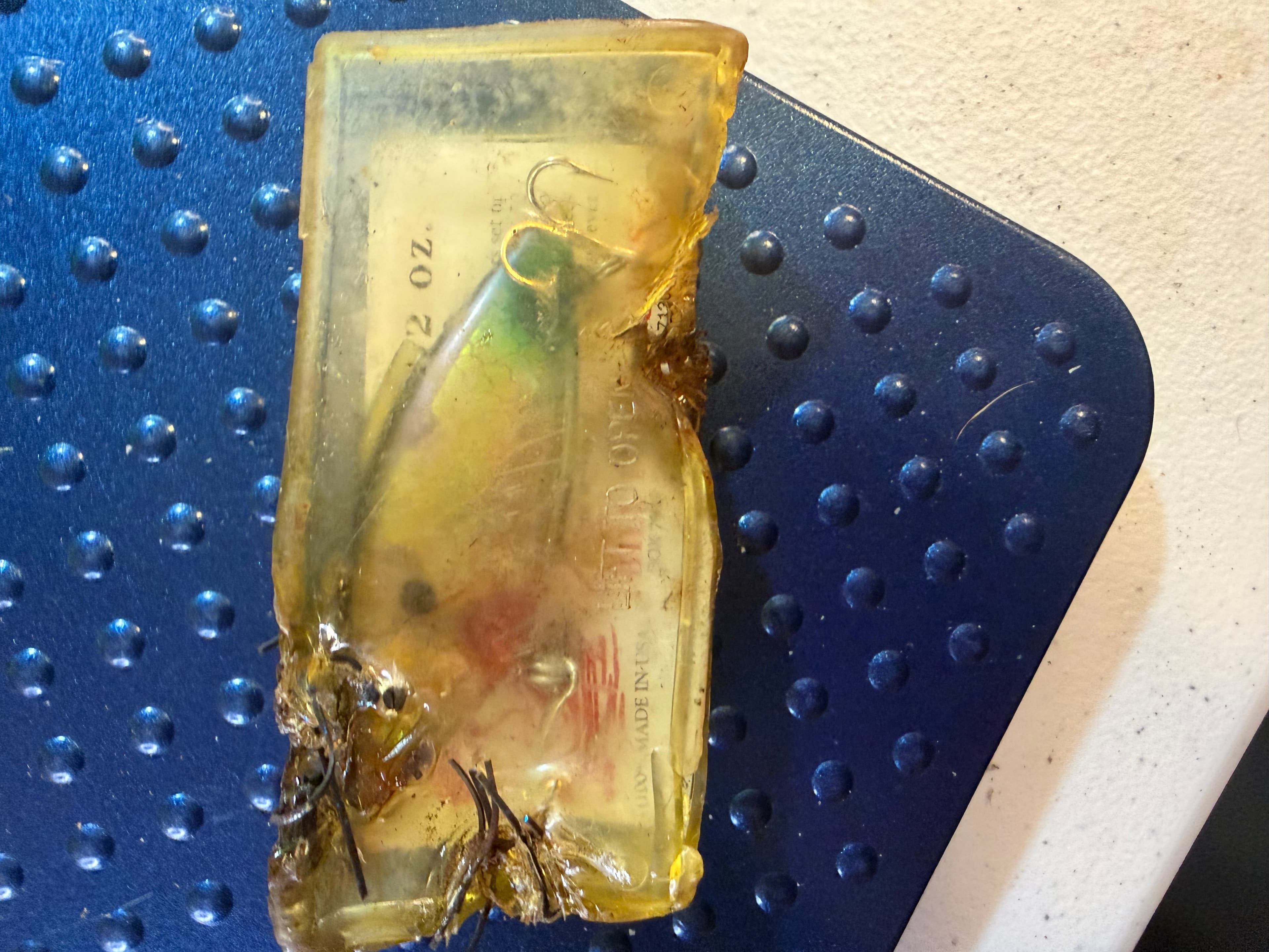 Vtg Bill Lewis Rat-L-Trap 1/2oz NOS Unfished OG Pkg Deteriorated USA - Thumbnail 3
