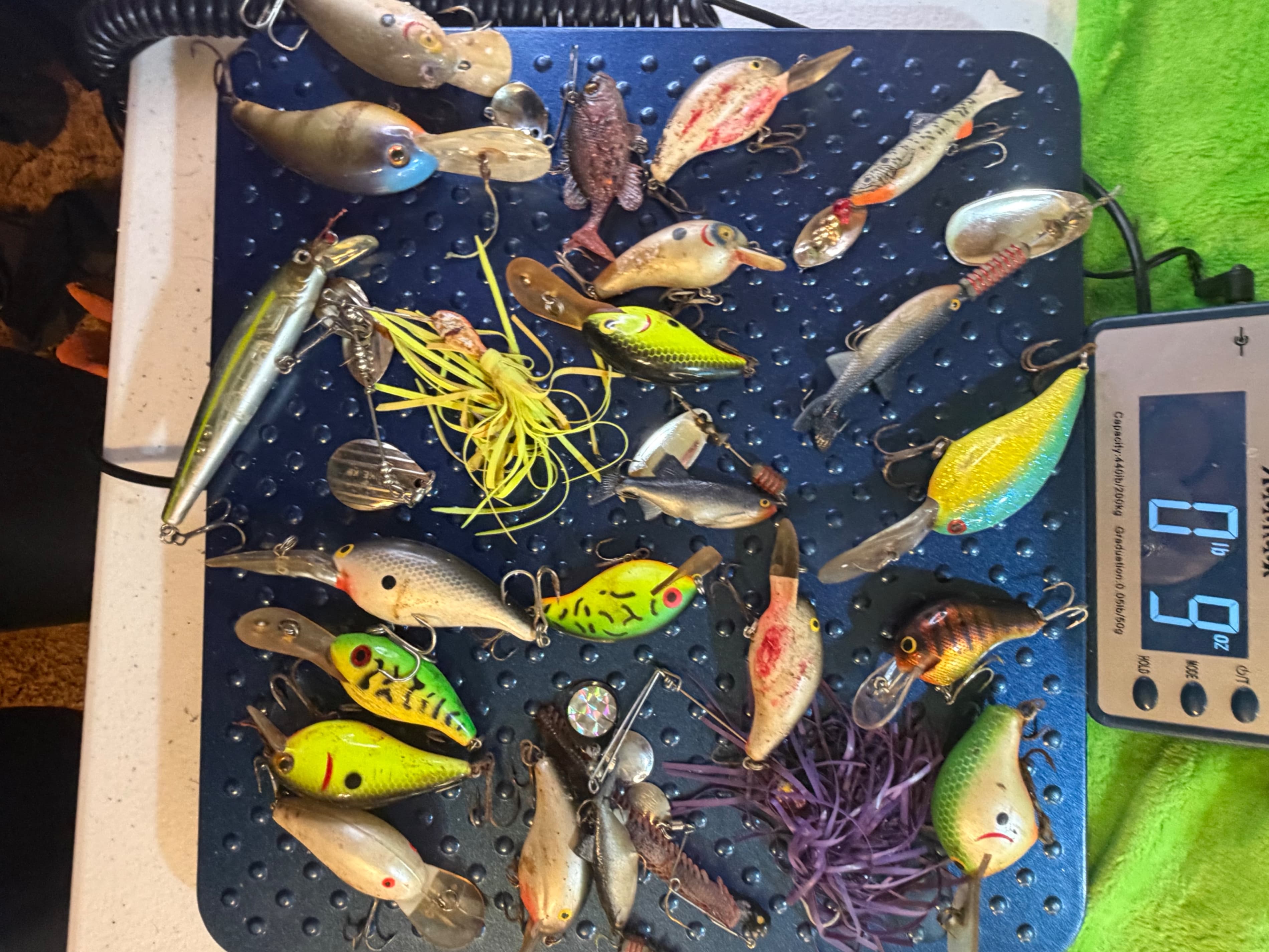 Mixed Fishing Lure Lot 26+ Crankbaits Spinnerbaits Bass Used 10oz