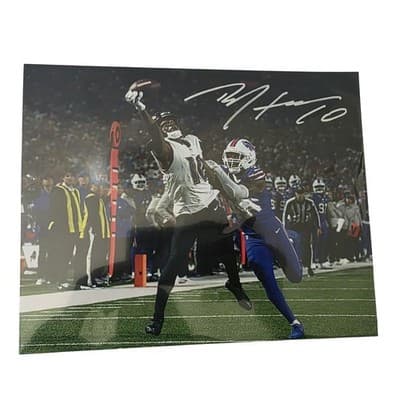 Baltimore Vs Buffalo Signed Photo Autograph Football Action Catch NFL "Reprint"
