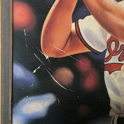 Vintage Baltimore Orioles Wall Art Cal Ripken MLB Baseball Framed Plaque 90s - Thumbnail 4