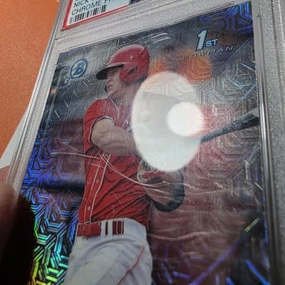 2017 Bowman Chrome Prospects Mega Box Refractor Nick Senzel PSA 10 GEM MT - Thumbnail 3