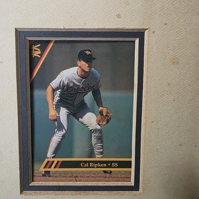 Vintage Baltimore Orioles Wall Art Cal Ripken MLB Baseball Framed Plaque 90s - Thumbnail 3