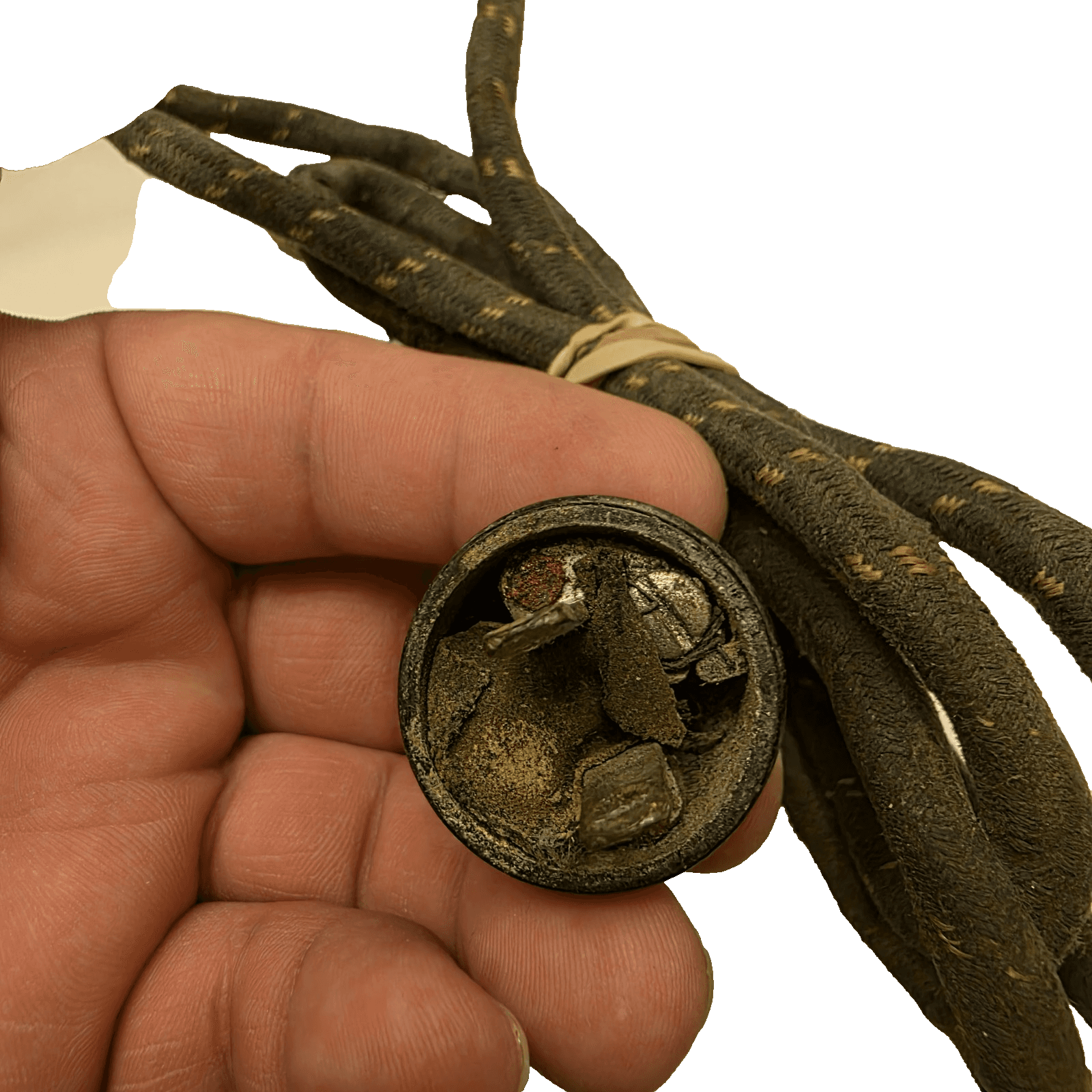 Vintage 1920s Cast Iron Electric Toaster Cloth Cord- For Parts - Or Repai– As Is - Thumbnail 3