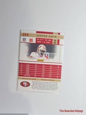 2011 Score Vernon Davis #254 NM - Thumbnail 2