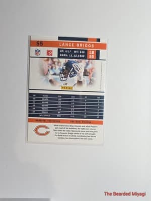 2011 Score LANCE BRIGGS #55 NM - Thumbnail 2