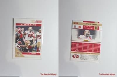 2011 Score Vernon Davis #254 NM - Thumbnail 3