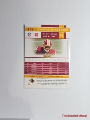 2011 Score Leonard Hankerson #358 NM - Thumbnail 2