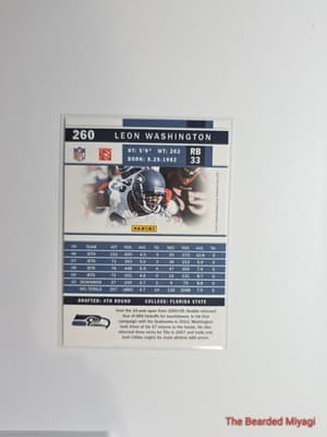 2011 Score Leon Washington #260 NM - Thumbnail 2
