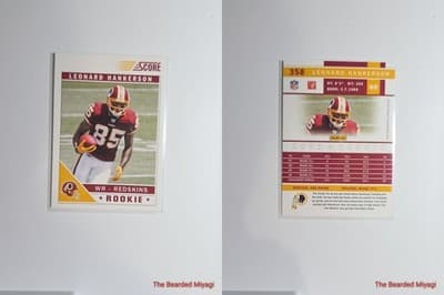 2011 Score Leonard Hankerson #358 NM - Thumbnail 3