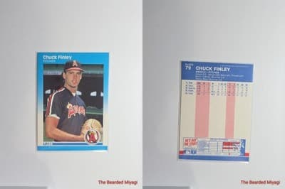 1987 Fleer Chuck Finley #79 NM - Thumbnail 3