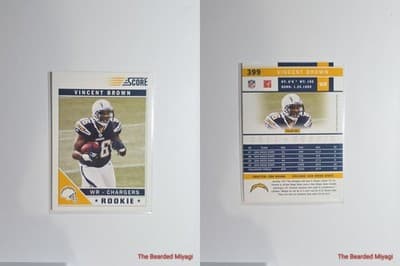 2011 Score Vincent Brown #399 NM - Thumbnail 3