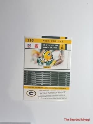 2011 Score Nick Collins #110 NM - Thumbnail 2