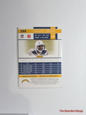 2011 Score Vincent Brown #399 NM - Thumbnail 2