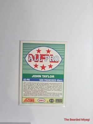 1989 Score John Taylor #291 NM - Thumbnail 2