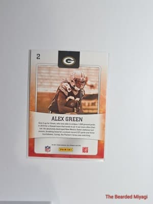 2011 Score Alex Green #2 NM - Thumbnail 2