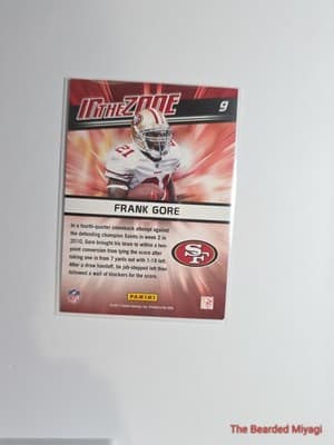 2011 Score Frank Gore #9 NM - Thumbnail 2