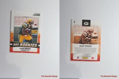 2011 Score Alex Green #2 NM - Thumbnail 3