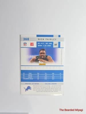 2011 Score Nick Fairley #368 NM - Thumbnail 2